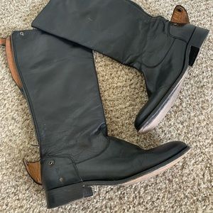 FRYE knee high black boots perfect for fall & winter!